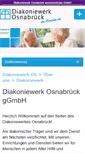 Mobile Screenshot of diakoniewerk-os.de